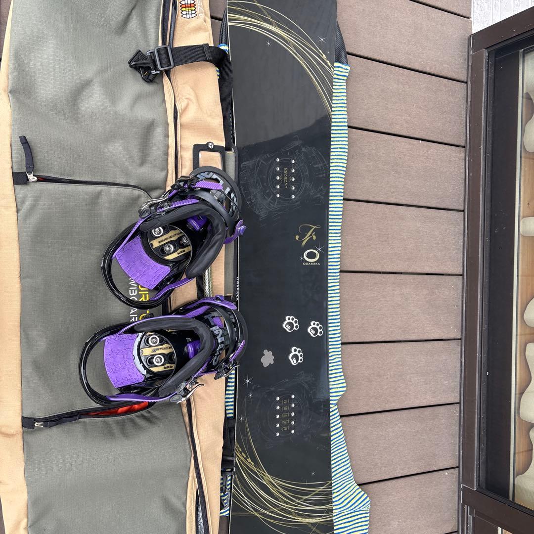 OGASAKA FC スノーボード ビンディング　ケース付き