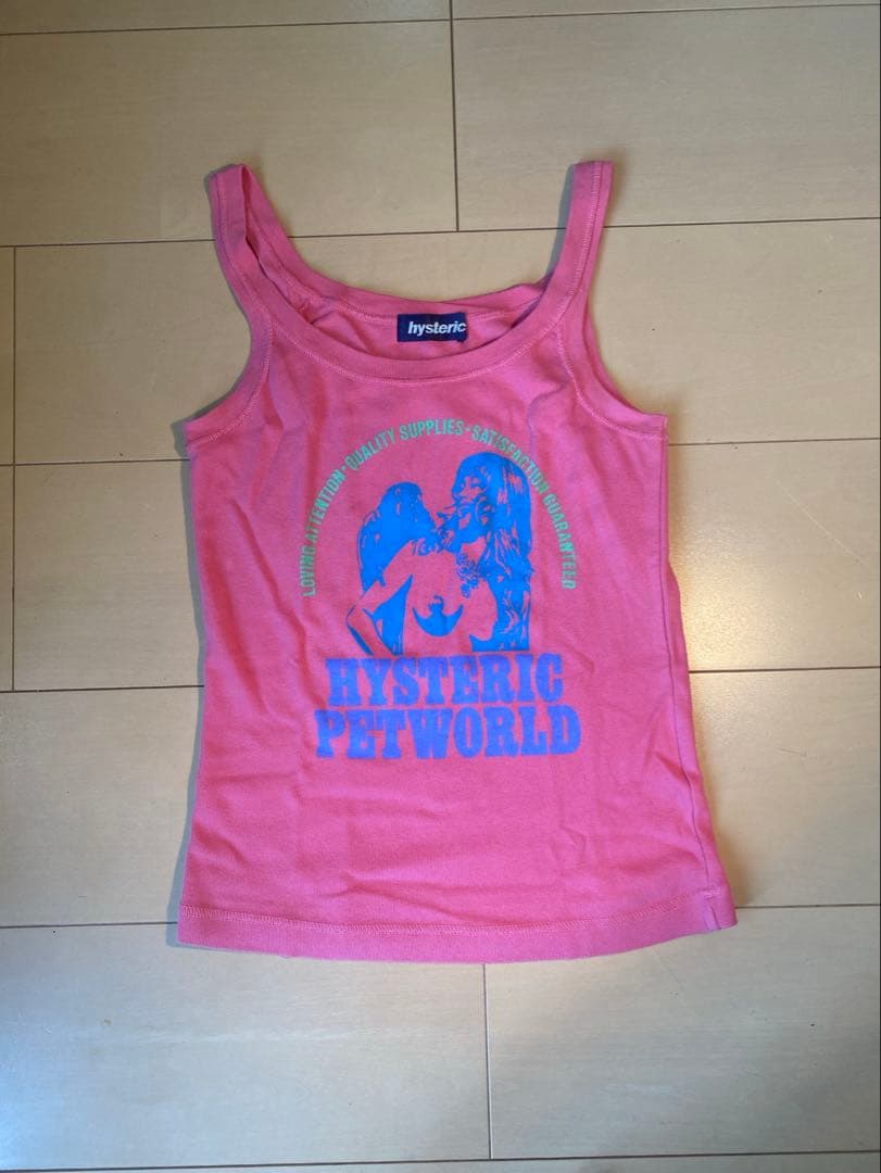 美品　初期　ヒステリックグラマー '90 ペットワールド　タンクトップ　Y2K