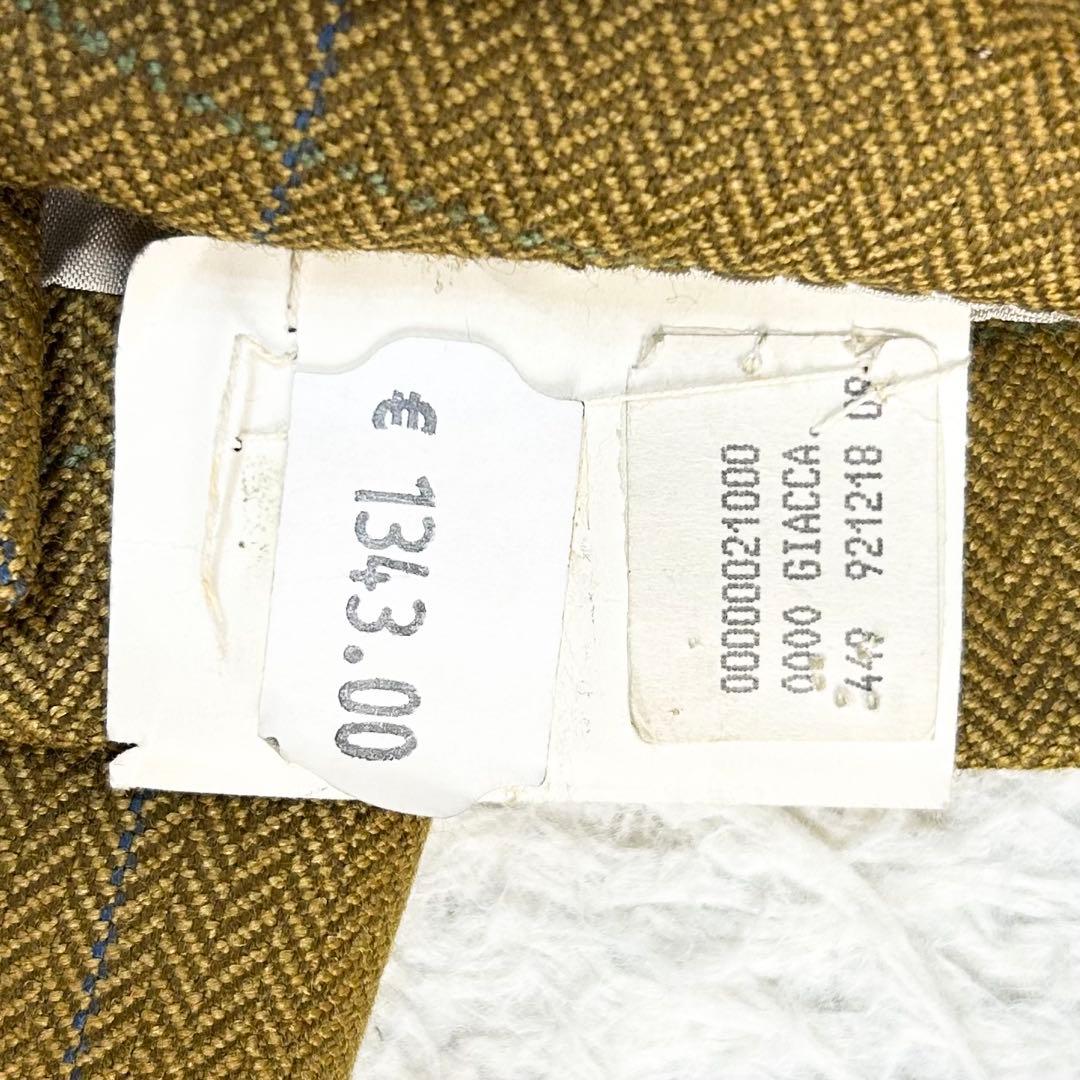 新品未使用 硝子金ボタン ブリオーニ テーラードジャケット ブレザー 52