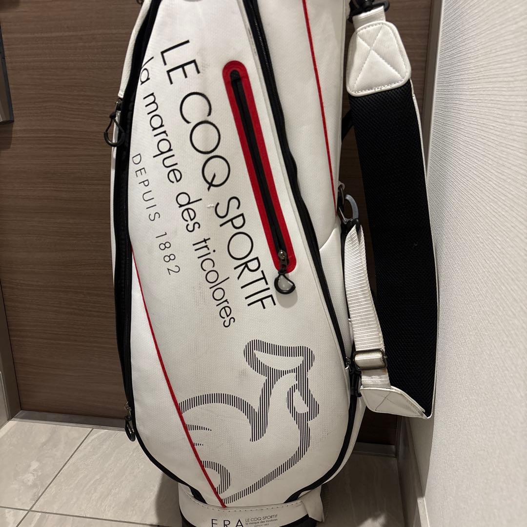 LE COQ SPORTIF ゴルフバッグ ホワイト