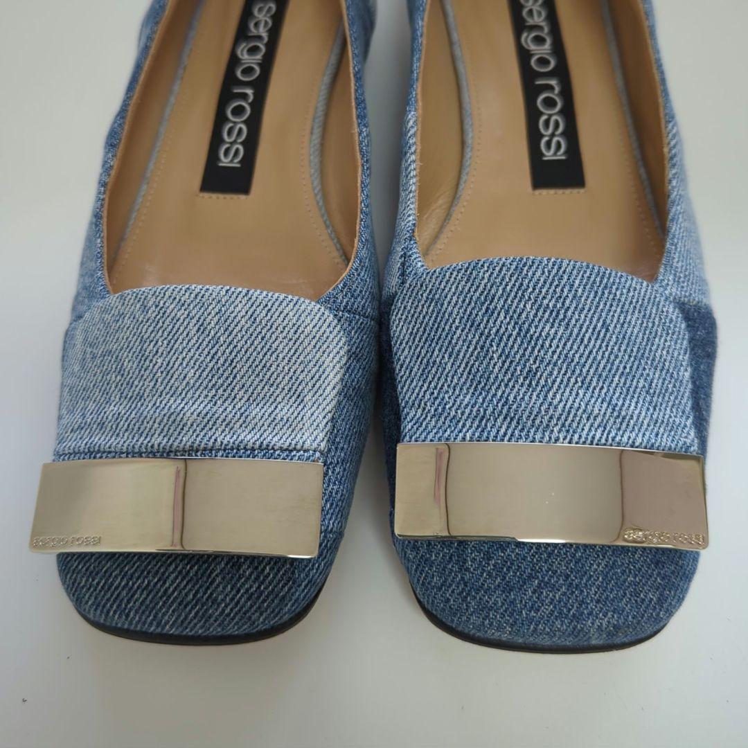 未使用級✨sr1 Sergio Rossi バレリーナ フラットシューズ 限定品