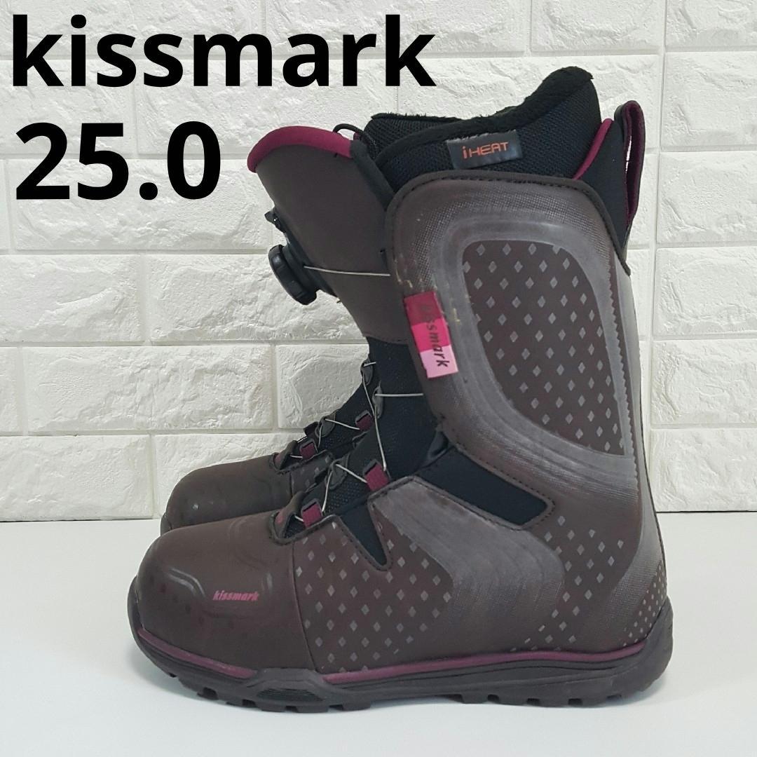 キスマーク レディース スノーボードブーツ ダイヤル式 iHEAT 25.0cm