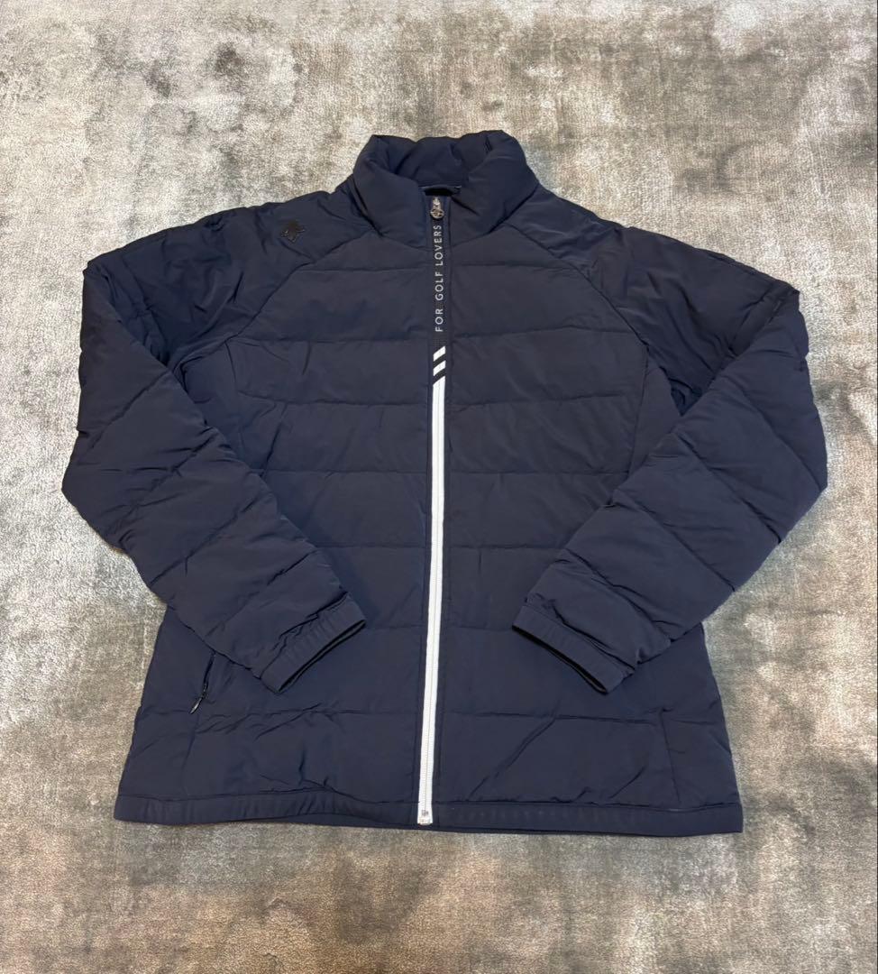 デサントゴルフ ナイロン ダウンジャケット　レディース サイズ:Ｌ