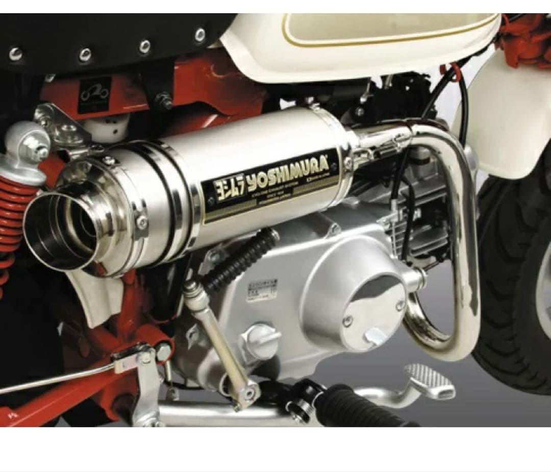 ヨシムラサイクロンサイドワインダー　モンキー50FI用ステンレスマフラー