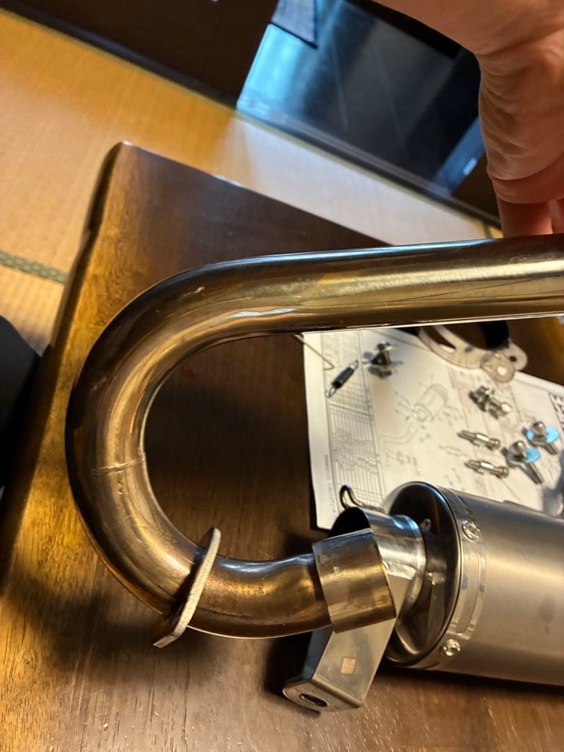 ヨシムラサイクロンサイドワインダー　モンキー50FI用ステンレスマフラー