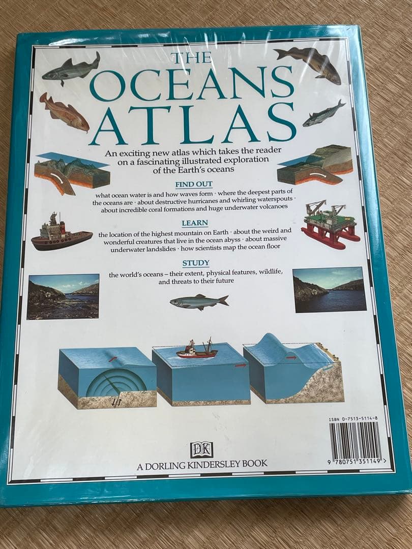 洋書　The Oceans Atlas(オーシャンズ・アトラス）　アニタ・ガネリ