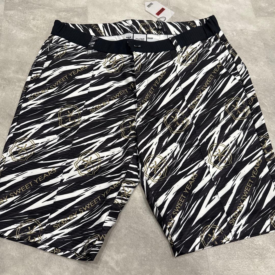 SY32 BY SWEET YEARS ジオメトリックショートパンツ