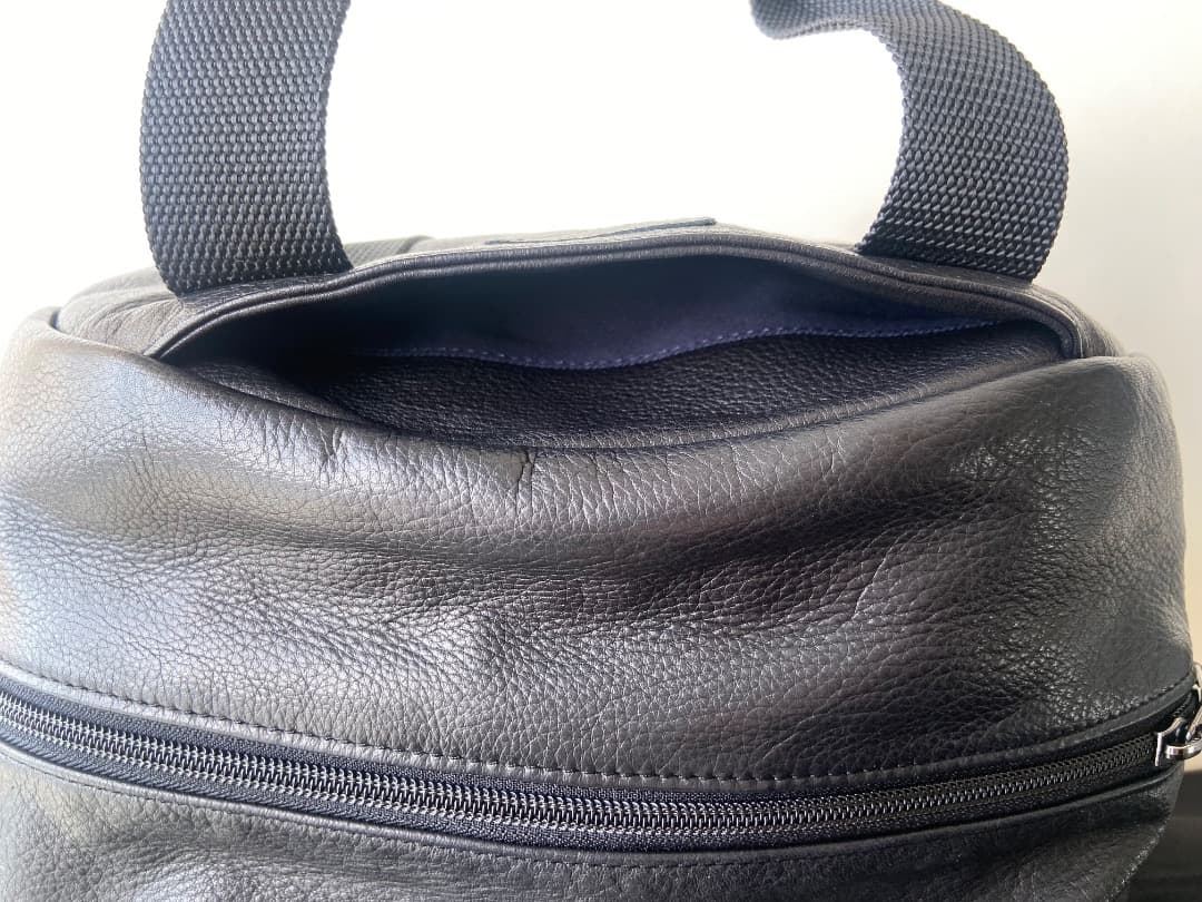 【美品】FUJITO フジト レザー ヘルメットバッグ メンズ 鞄 ミリタリー