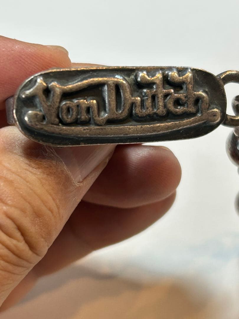 Von Dutch ヴォンダッチ　ウォレットチェーン　シルバー925 8ball