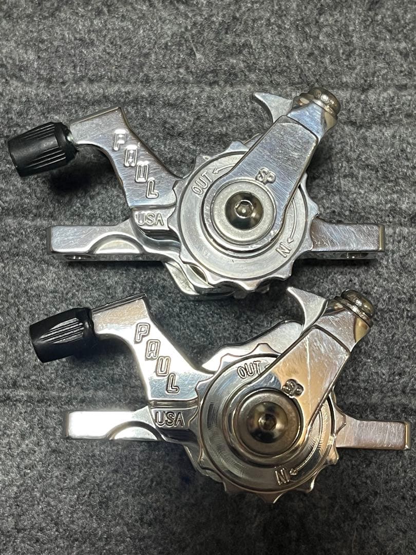 PAUL klamper disc calliperポリッシュbluelug