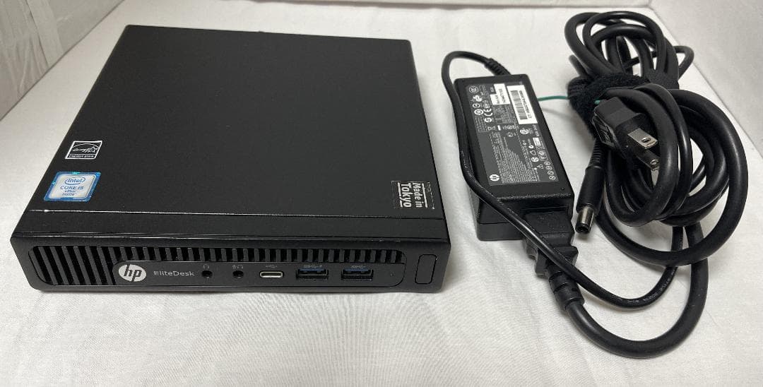 HP EliteDesk 小型デスクトップPC　NVMe128GB+HDD1TB