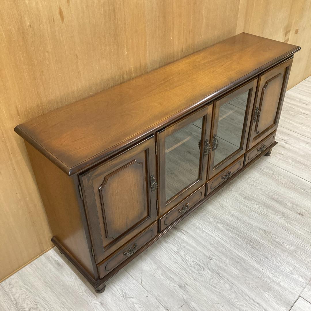 【カリモク】コロニアル　サイドボード　リビングボード　キャビネット