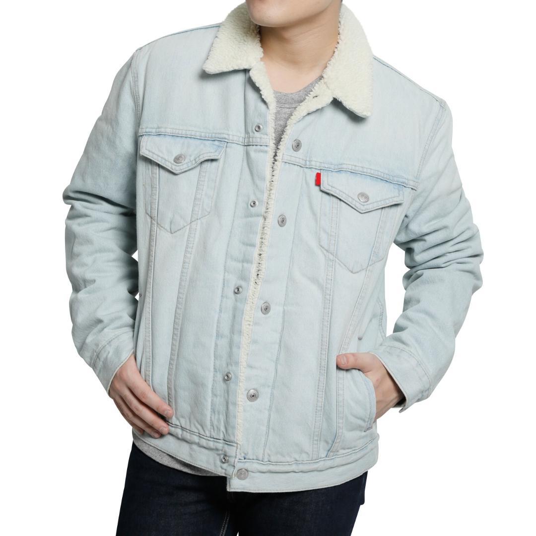 【2XL/新品】USA リーバイス メンズ ボアジャケット Gジャン