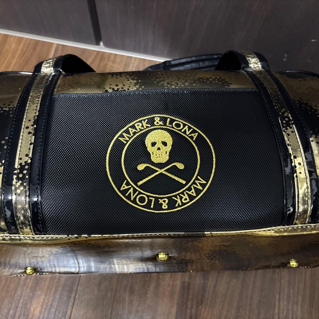 【ほぼ未使用】MARK & LONA ボストンバッグ ゴールド