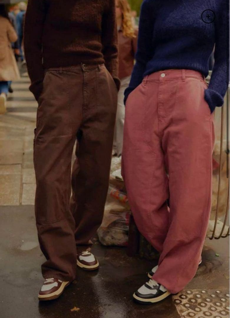 THE SHISHIKUI ペインターパンツ　　ピンク　34 シシクイ　百々千晴