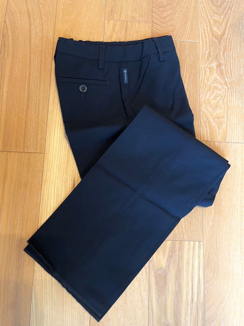 【新品】アルマーニジュニア 8Ａ130CM スーツ上下 紺色スーツ2点セット