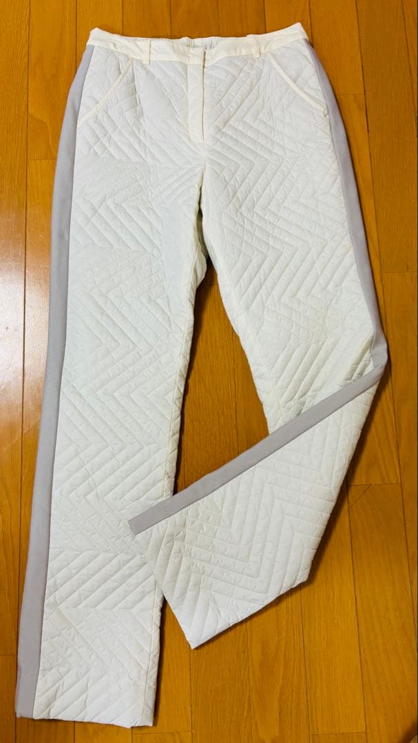 LANVIN sports キルティング防寒ゴルフパンツ