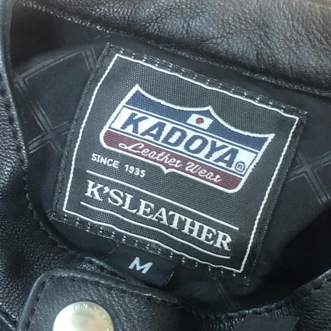 カドヤ　EURUS-GS 　レザージャケット　M　新品　ライダース　革ジャン