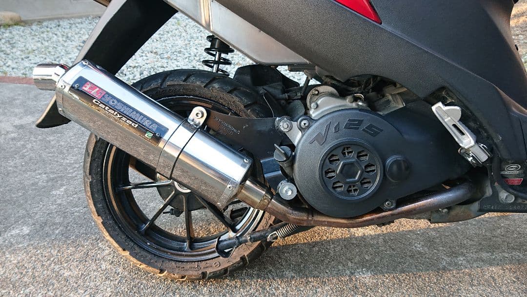 アドレスV125G ヨシムラマフラー(規制前用)