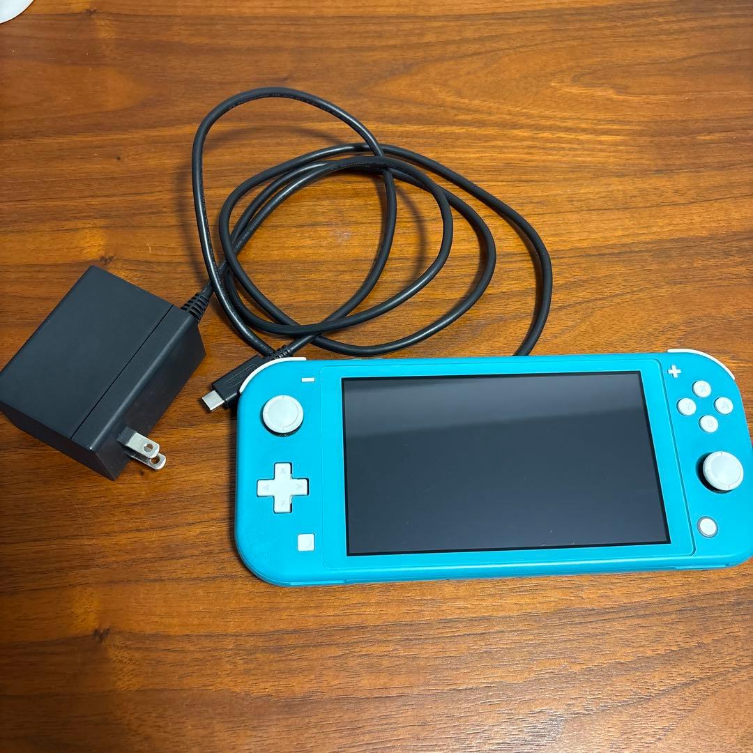 Nintendo Switch Lite ターコイズ　充電器・SDカード64GB