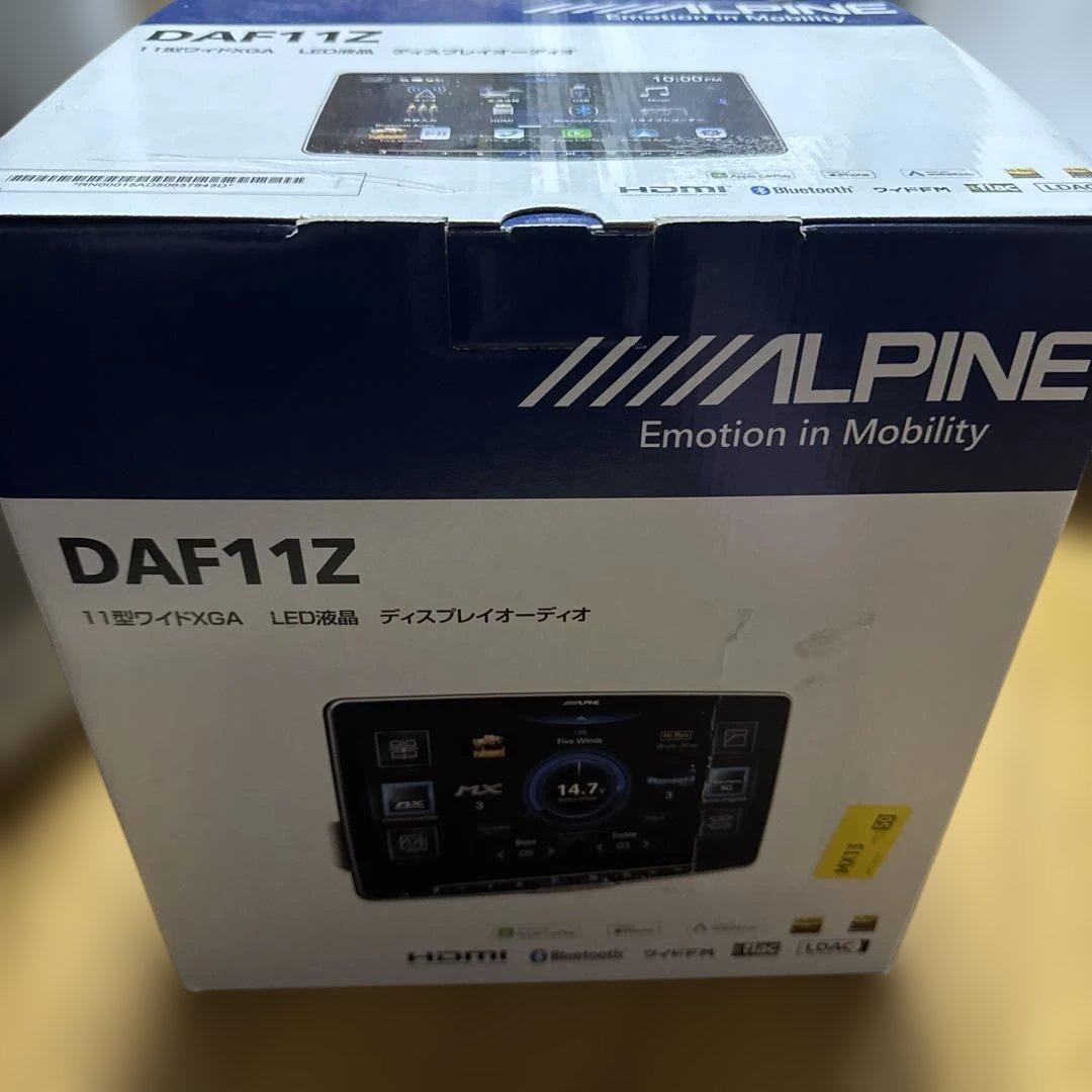 アルパイン 11型 ディスプレイオーディオ フローティングビッグ DAF11Z