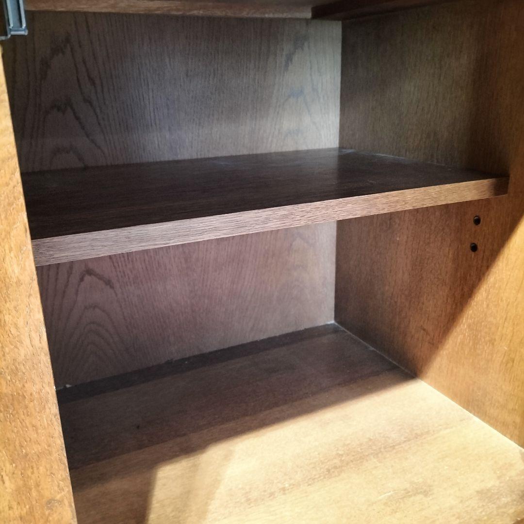 M●東サセール 希少良品☞秋山木工☜職人堅木 ヴィンテージカップボード