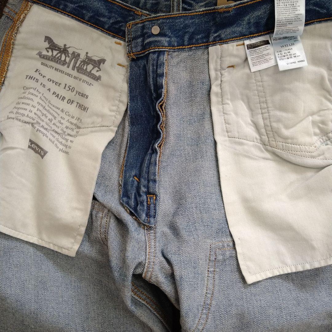 新品　Levi ’s568 ルーズストレ―トダブルニ―デニム 　W32Ｌ32