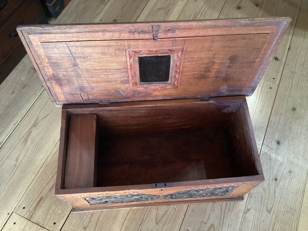 ビィンテージ　木箱　小物入れ　収納家具