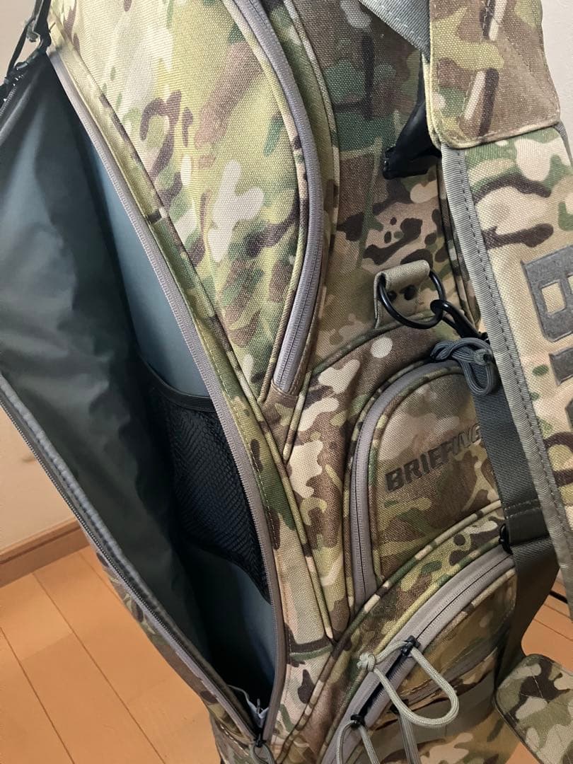 限定品BRIEFING カモフラキャディバッグCR-5#01 (送料無料)