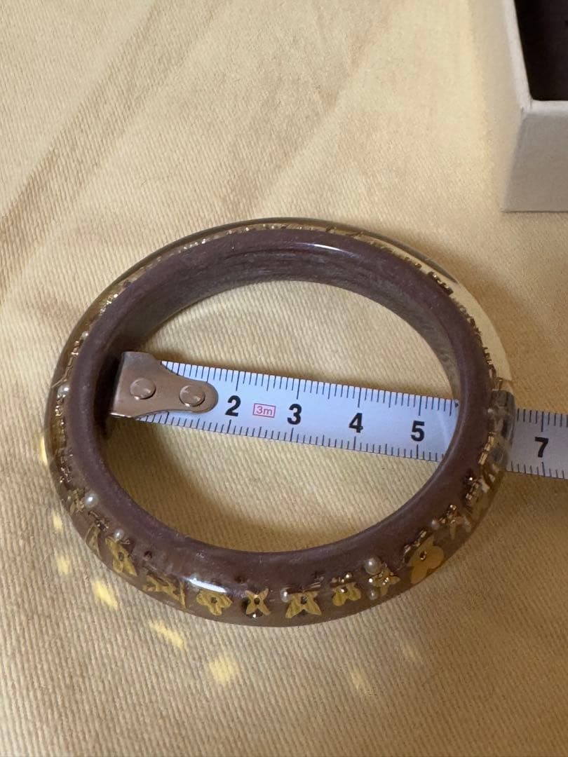 Louis Vuitton アンクルージョン バングル 美品 ベージュ