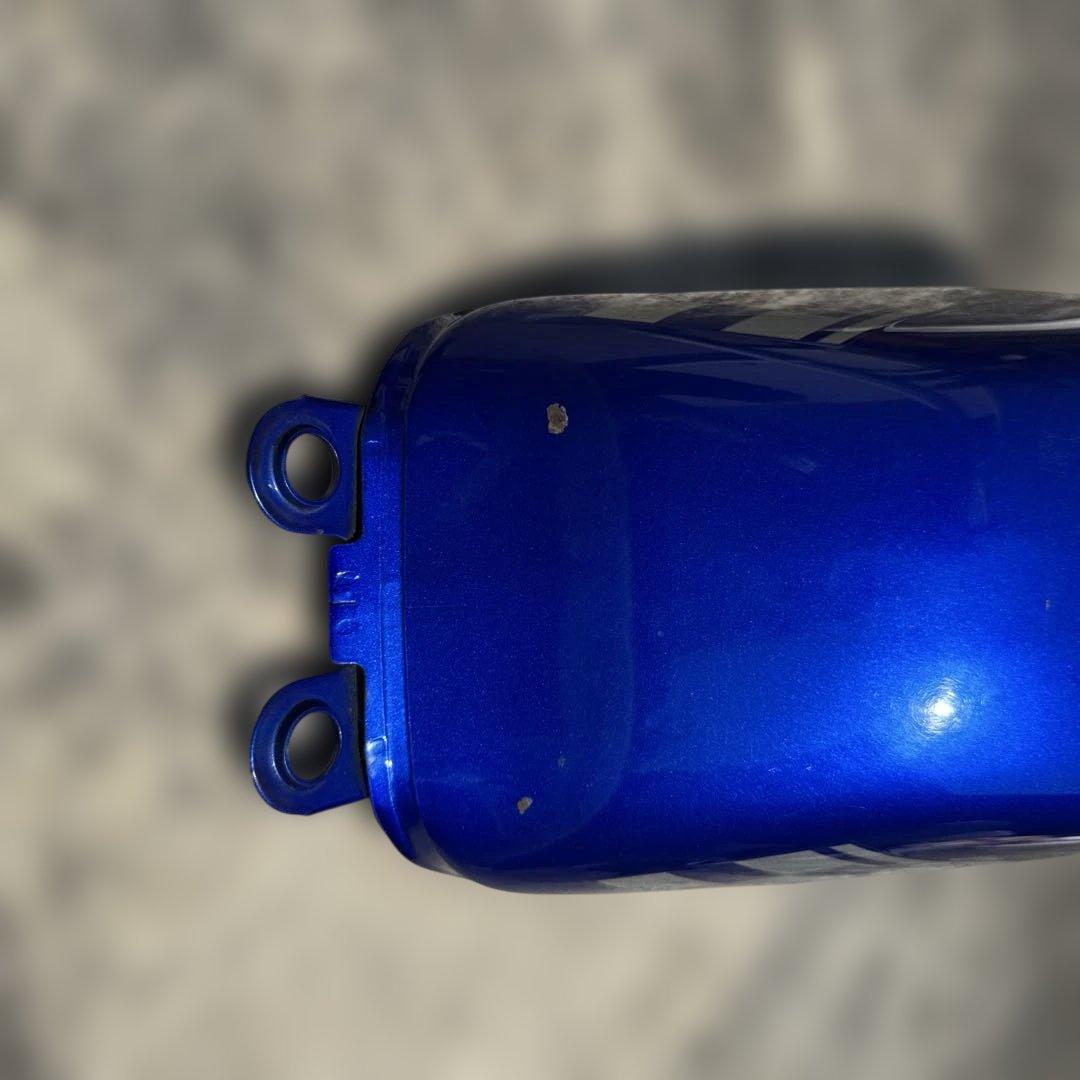 グラストラッカービックボーイスズキ 青 タンク チェッカーフラッグ