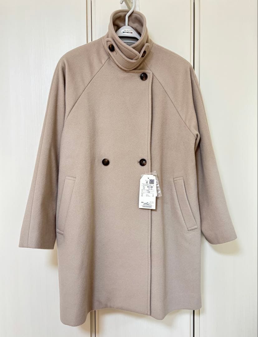 SHIPS any スタンド＆ダブル ウールコート　新品未使用タグ付き　38