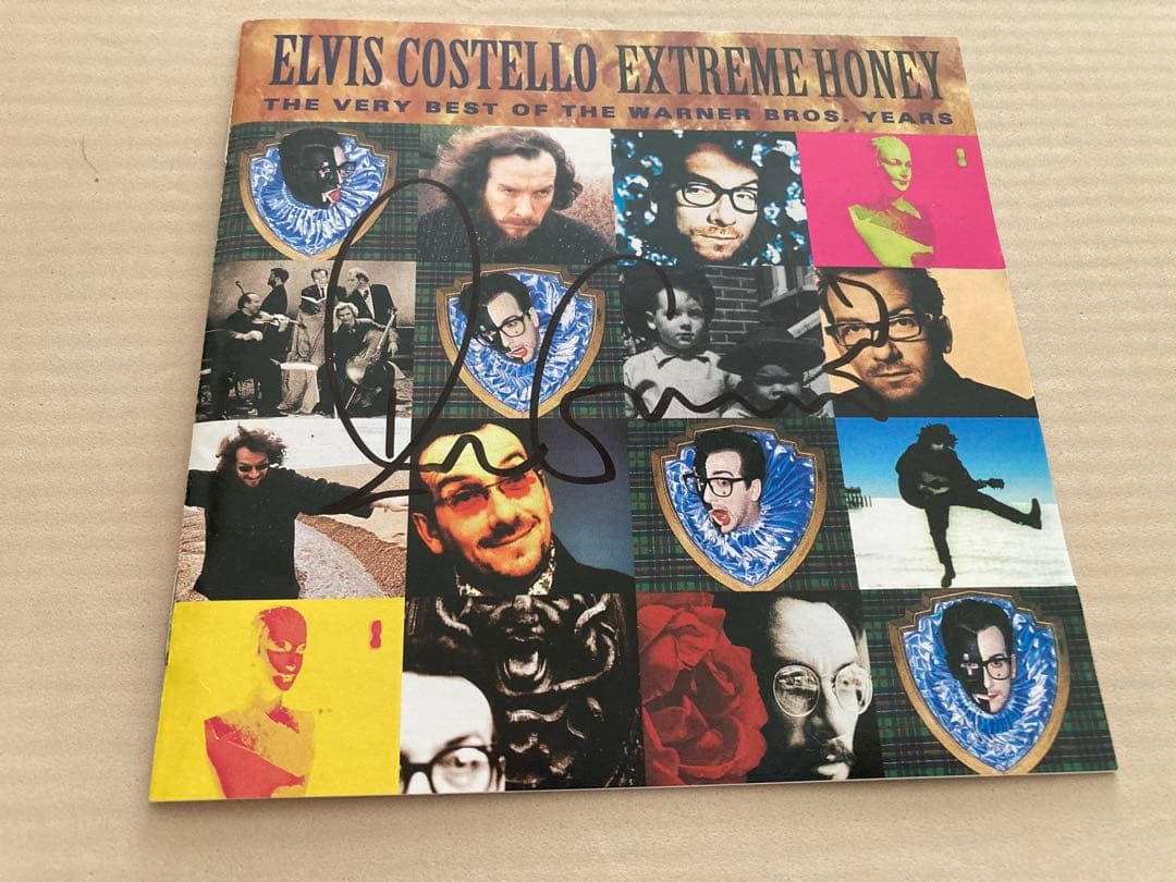 レア　エルヴィスコステロ 直筆　サイン　CD elvis costello