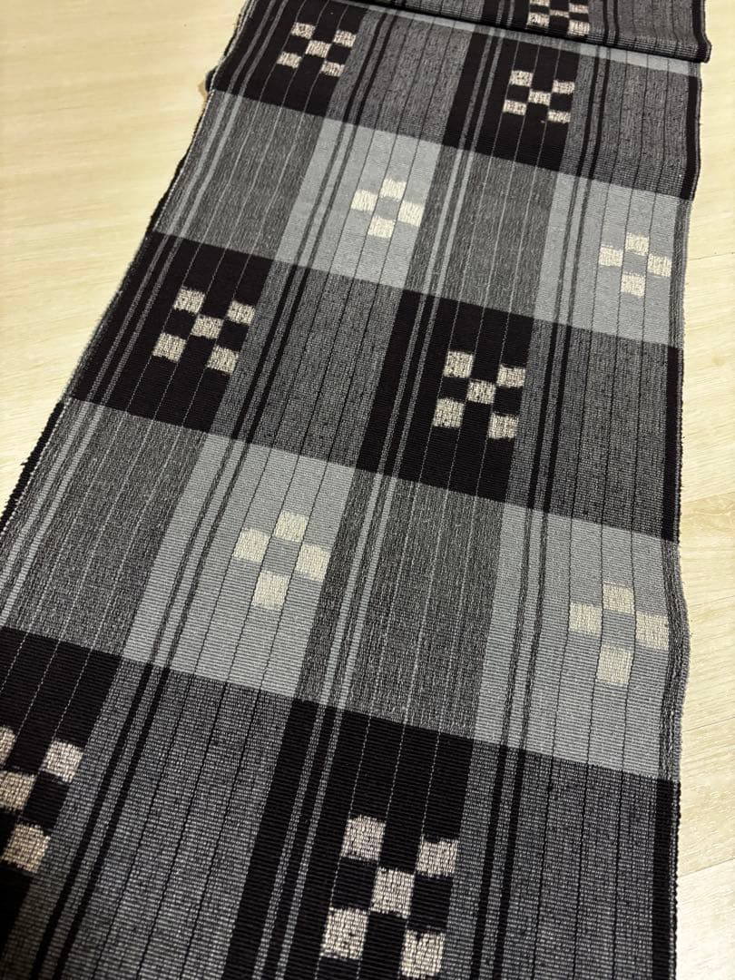 ★全通のミンサー織の名古屋帯