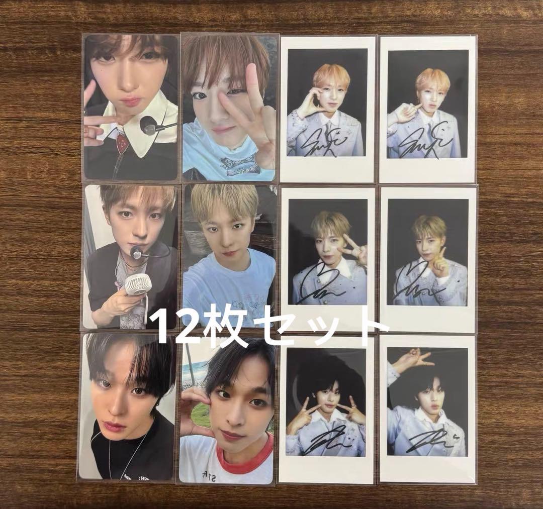 nct wish 中国 popmerch 予約特典 トレカ 12枚セット