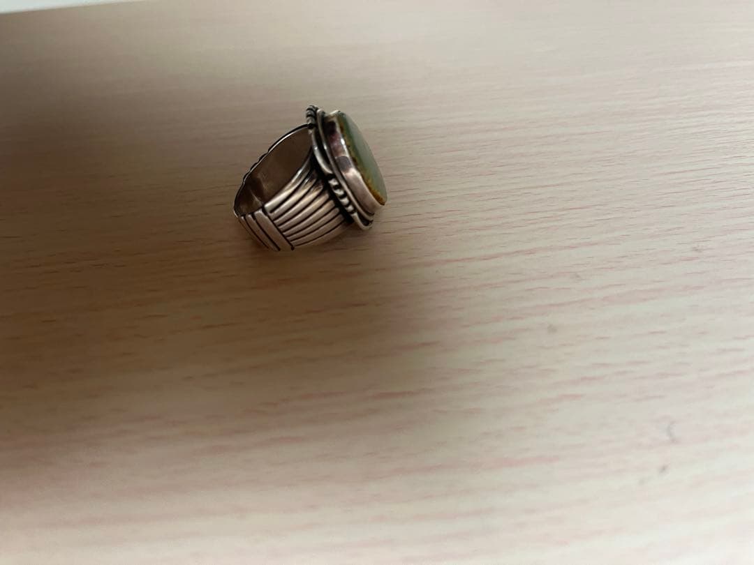 ナバホ族 Will Denetdale作 ターコイズリング ターコイズリング