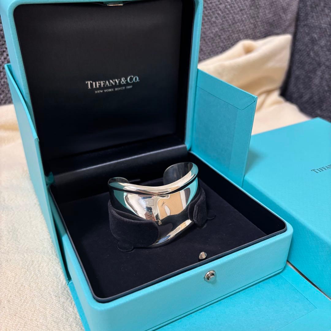 断捨離子さま【美品】Tiffany ティファニー ボーンカフ スモール 右手用