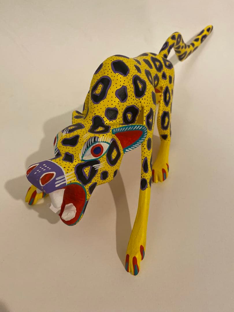 大サイズ！ メキシコ工芸品　メキシカンクラフトアート　木彫り人形　置き物