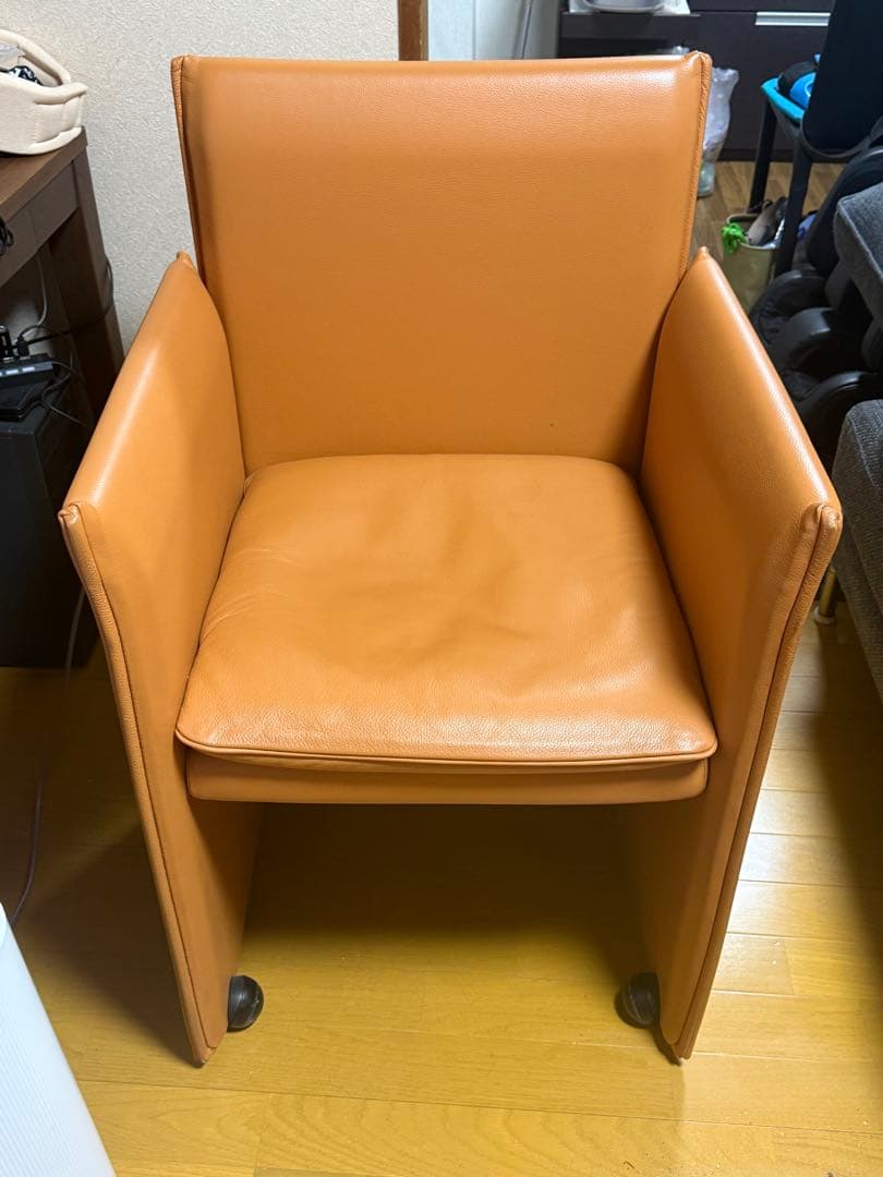 cassina カッシーナ　401 BREAK 定価45万 本革 1人掛けチェア