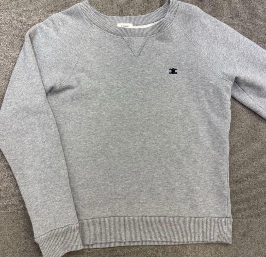 『極美品・現行タグ』CELINE セリーヌ クルーネック スウェット トレーナー