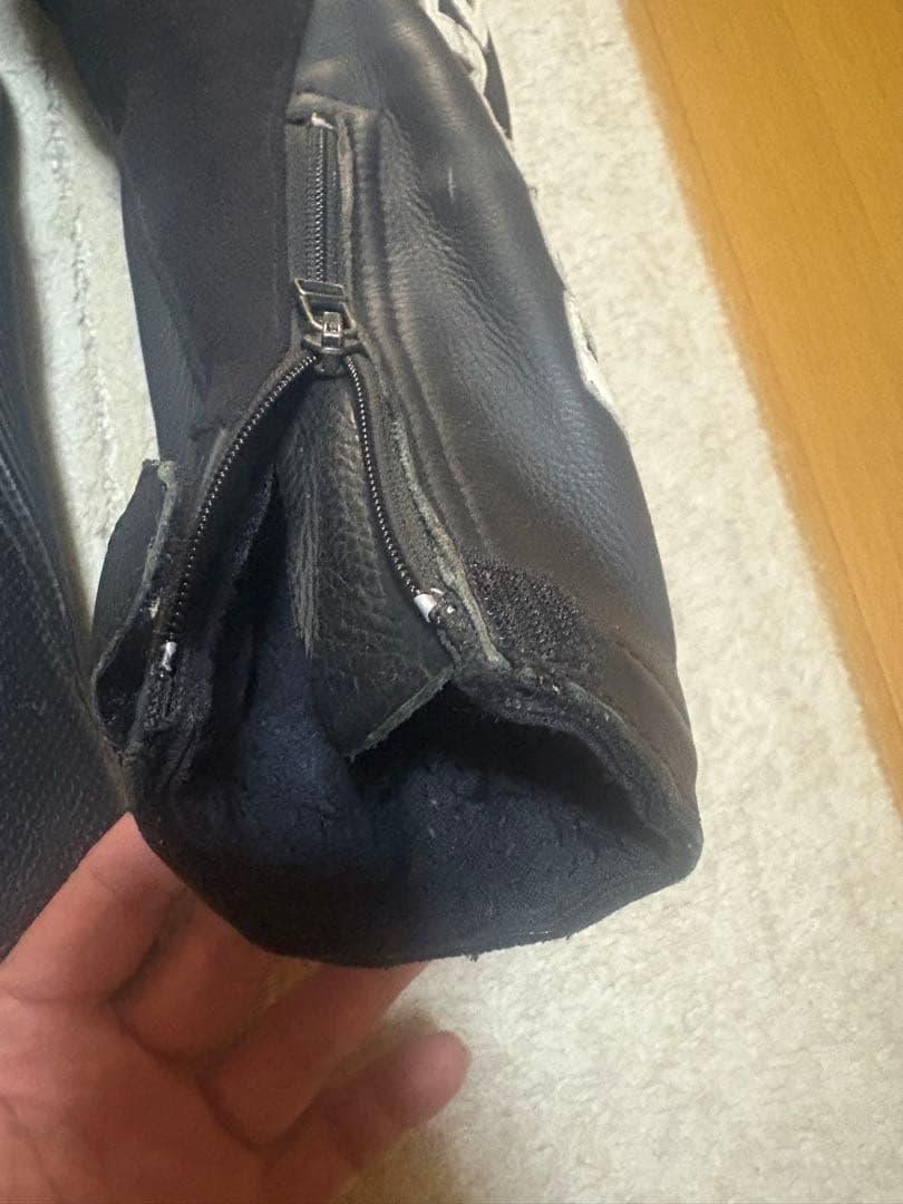 Dainese 黒革ツナギ サイズ46