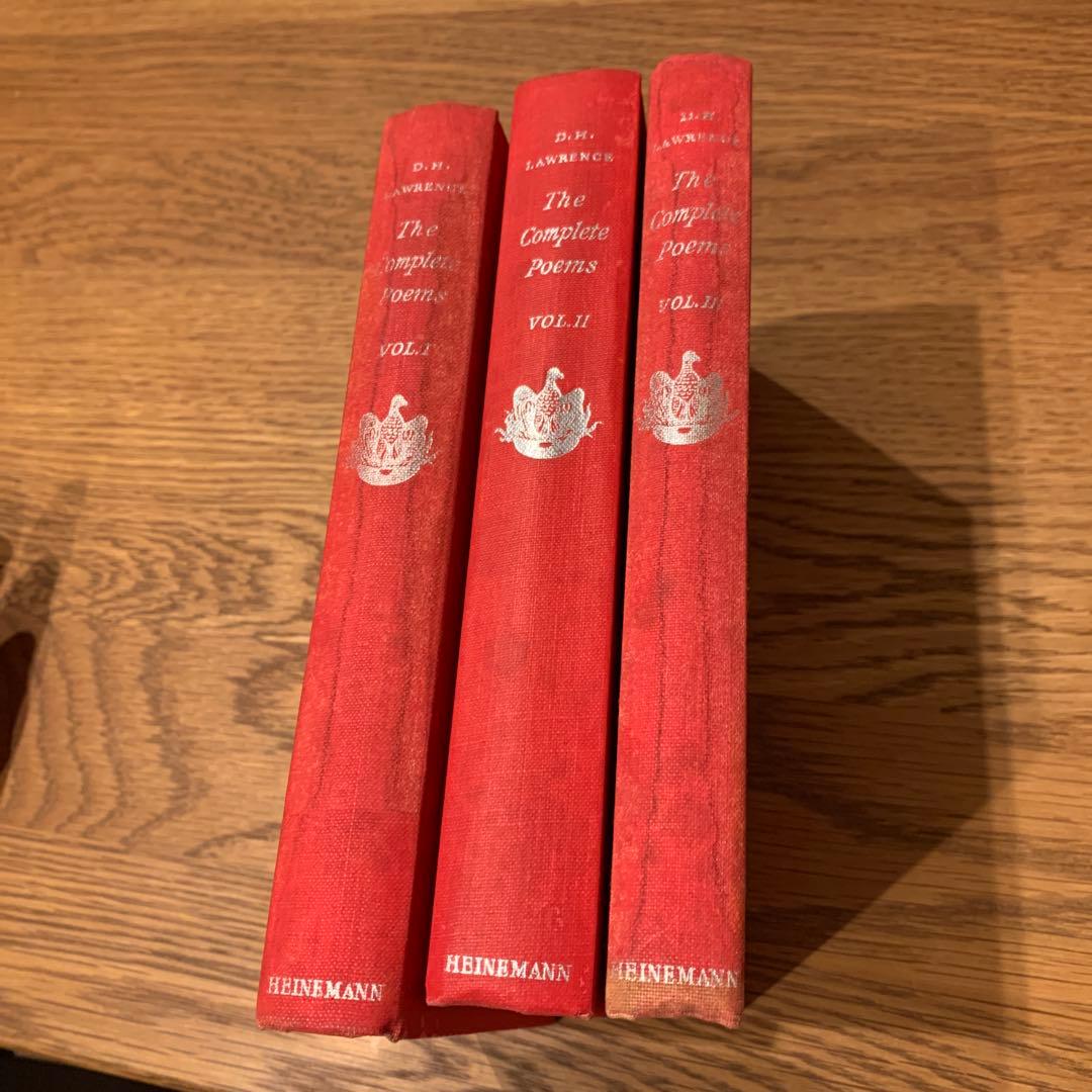 確認用画像 D.H. Lawrence : Complete Poems全3巻