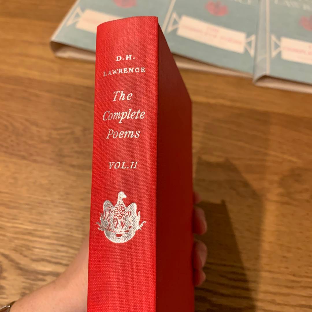 確認用画像 D.H. Lawrence : Complete Poems全3巻