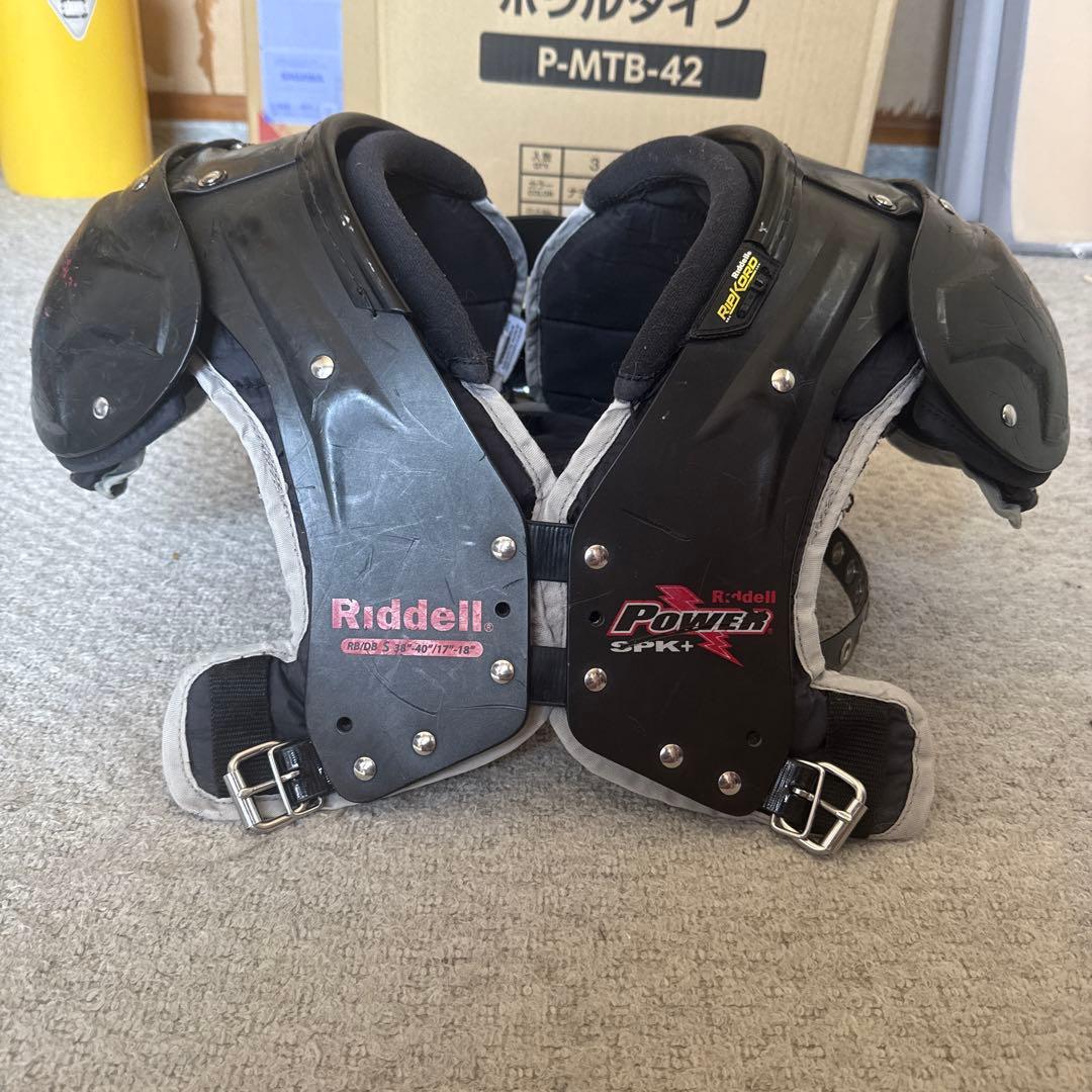 アメリカンフットボール ショルダーパッド SPK バックプレート付き