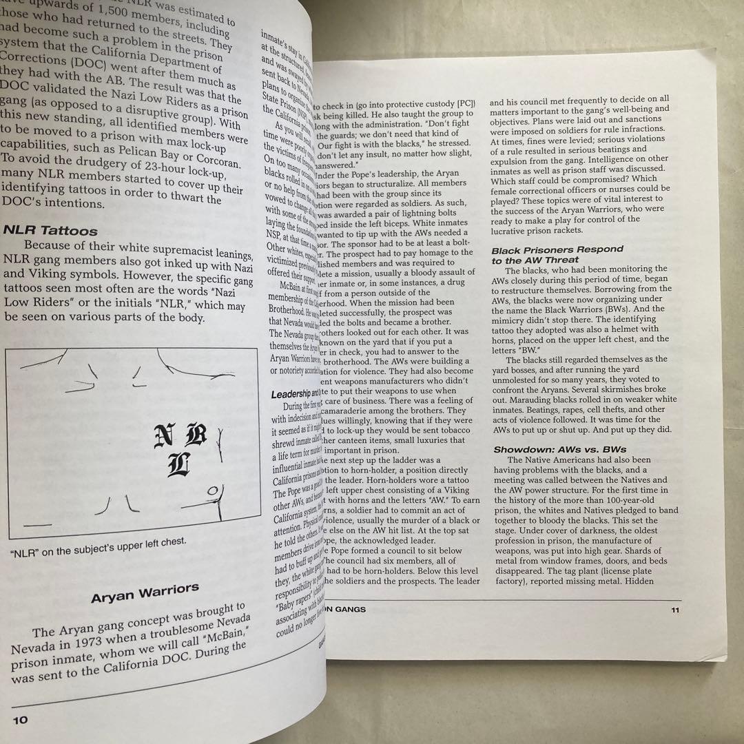 Gangs and Their Tattoos タトゥー　アメリカ刺青　匿名配送