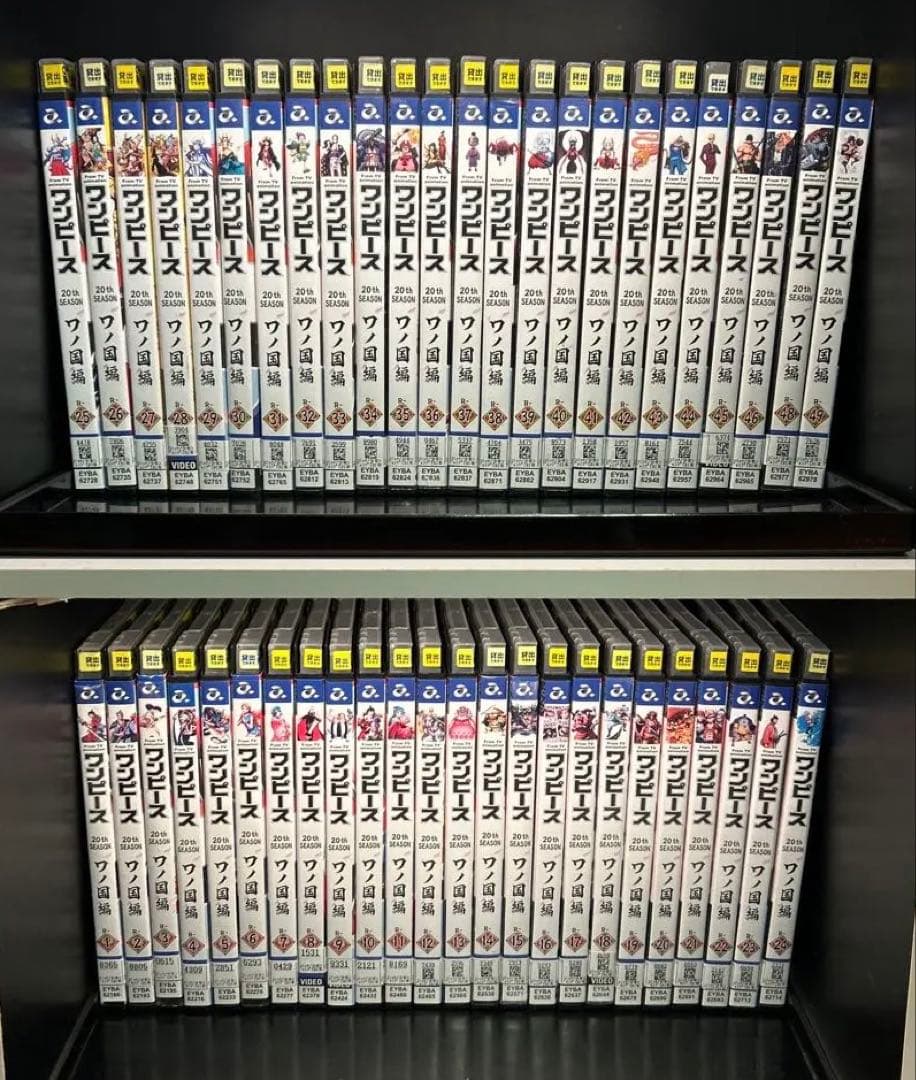 ▼否全巻▲ワンピース ワノ国編 1巻〜49巻 20th レンタルアップDVD