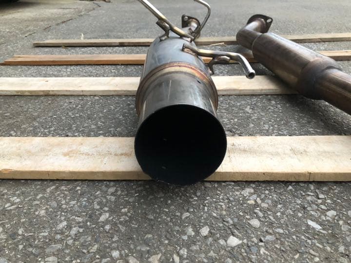 日産 ER34 ENR34 HR34 スカイライン 4ドア NA用 砲弾マフラー