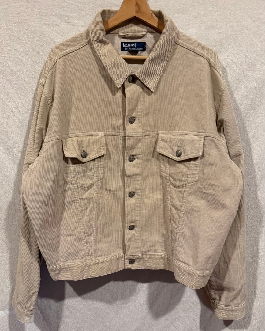 Polo by RalphLauren コーデュロイトラッカージャケット　XXL