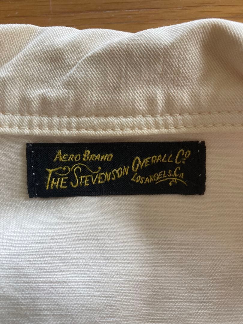 スティーブンソンオーバーオール　サイズ40  カバーオール　ショールカラー