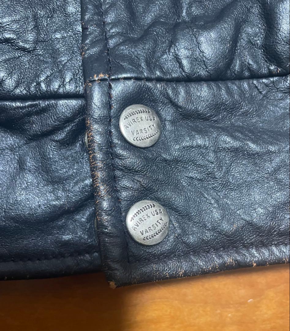 AVIREX レザースタジャン　インディアン